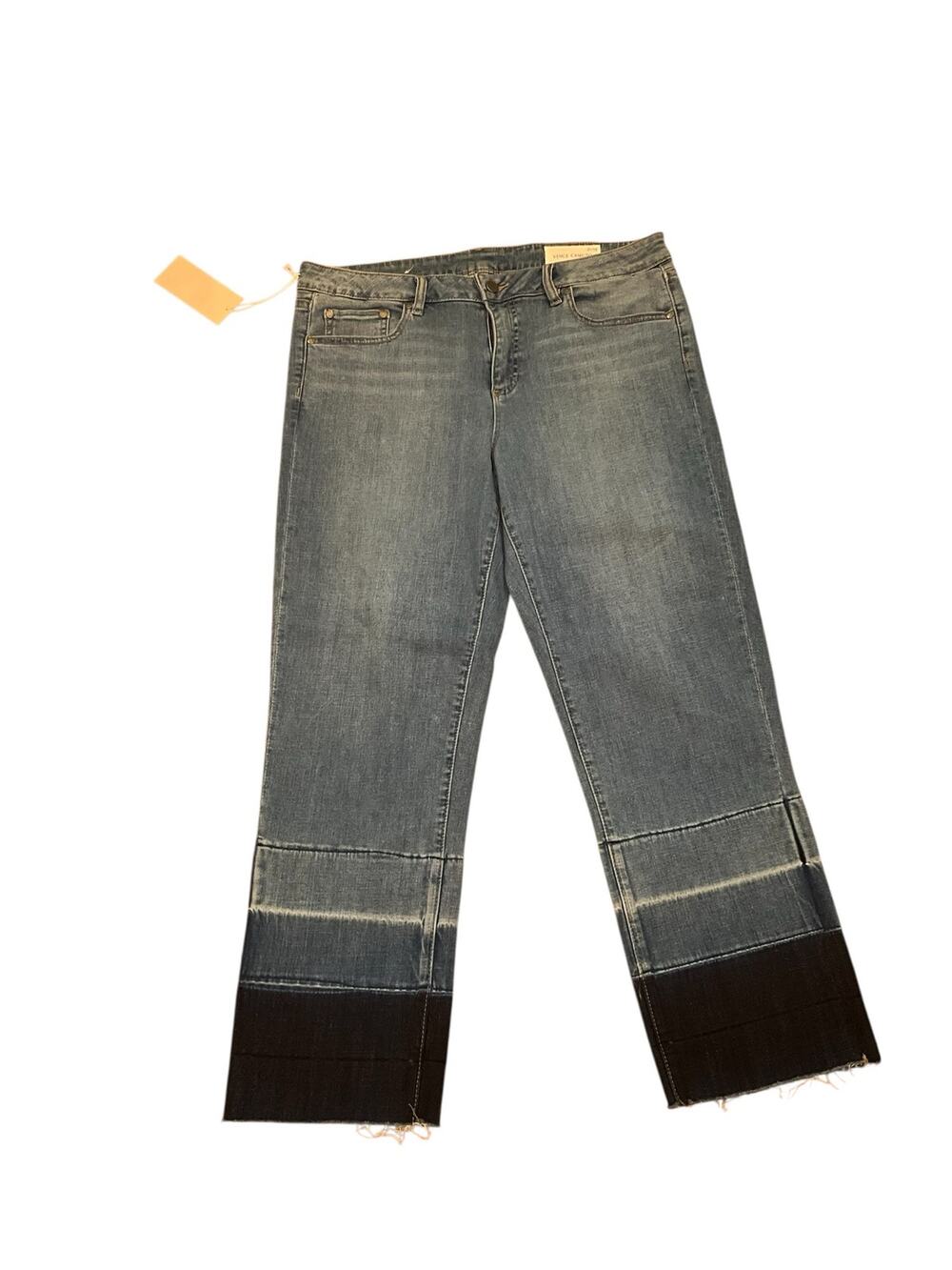 Vince Camuto Jeans Womens 31/12 Blue Denim Regular Fit Comfort Mid Rise Outdoor